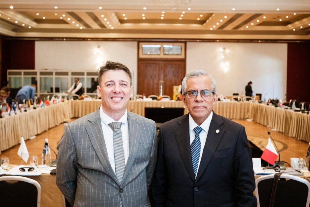 UINL President David Figueroa Márquez with CNUE President Roland Wadge