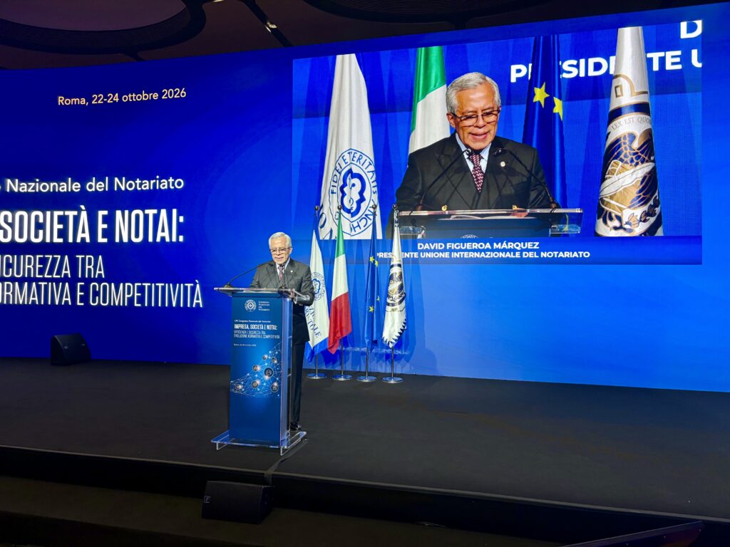 The President of the UINL, David Figueroa Márquez
